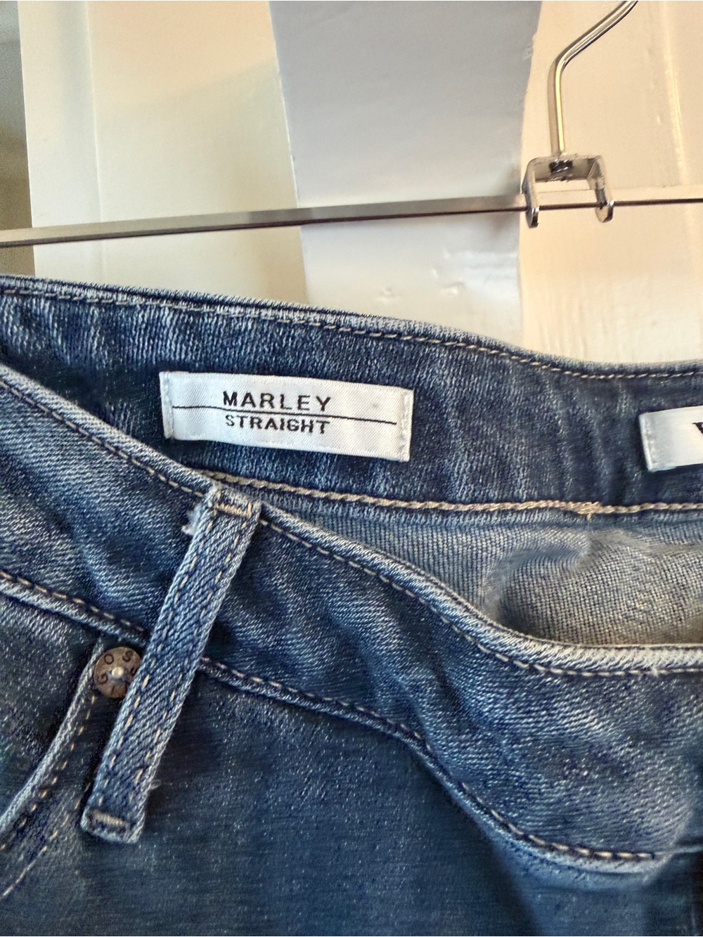 Vigoss Medium Blue Straight Leg Jeans - Picture 2 of 7